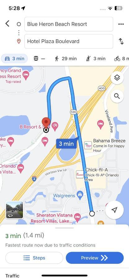 Disney Just 1 And A Quarter Mile Away, Blue Heron 1 Room 2 Bath,Amenities,6 Guests, Walk To Restaurants, No Fees At Check In Orlando Bagian luar foto