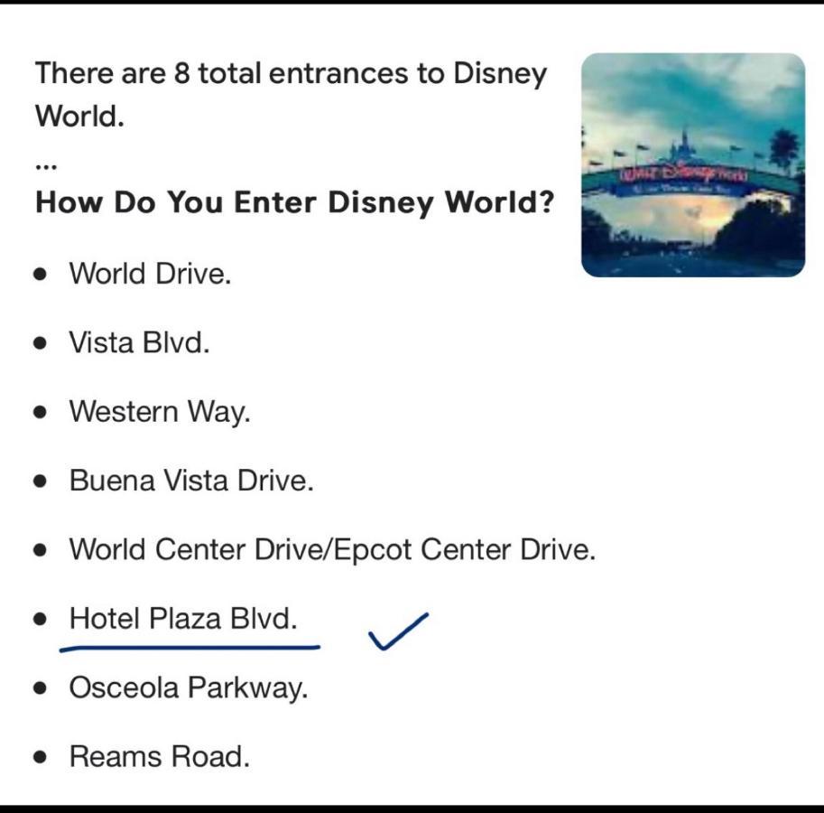 Disney Just 1 And A Quarter Mile Away, Blue Heron 1 Room 2 Bath,Amenities,6 Guests, Walk To Restaurants, No Fees At Check In Orlando Bagian luar foto